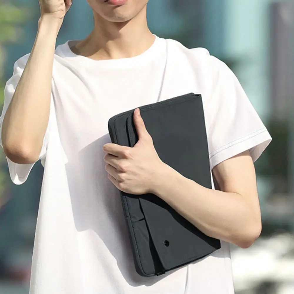 14/15 Inch Laptop Sleeve Waterproof Shockproof Laptop Protective Pouch Multi-compartment with Flip Cover Laptop Case