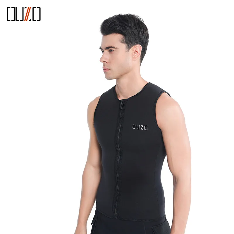 

Men Wetsuit Top 3mm Thermal Sleeveless Neoprene Diving Vest or Capris Pants/Tights for Canoeing Surfing Kayaking Sauna Swimsuit