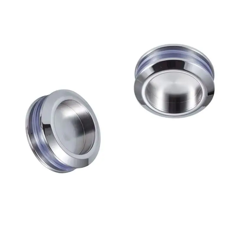 

Абсолютно новая 1-шт. комплектная ручка-скоба из литой нержавеющей стали 304 для стеклянных раздвижных дверей душевых кабин, скрытая круглая ручка-скоба