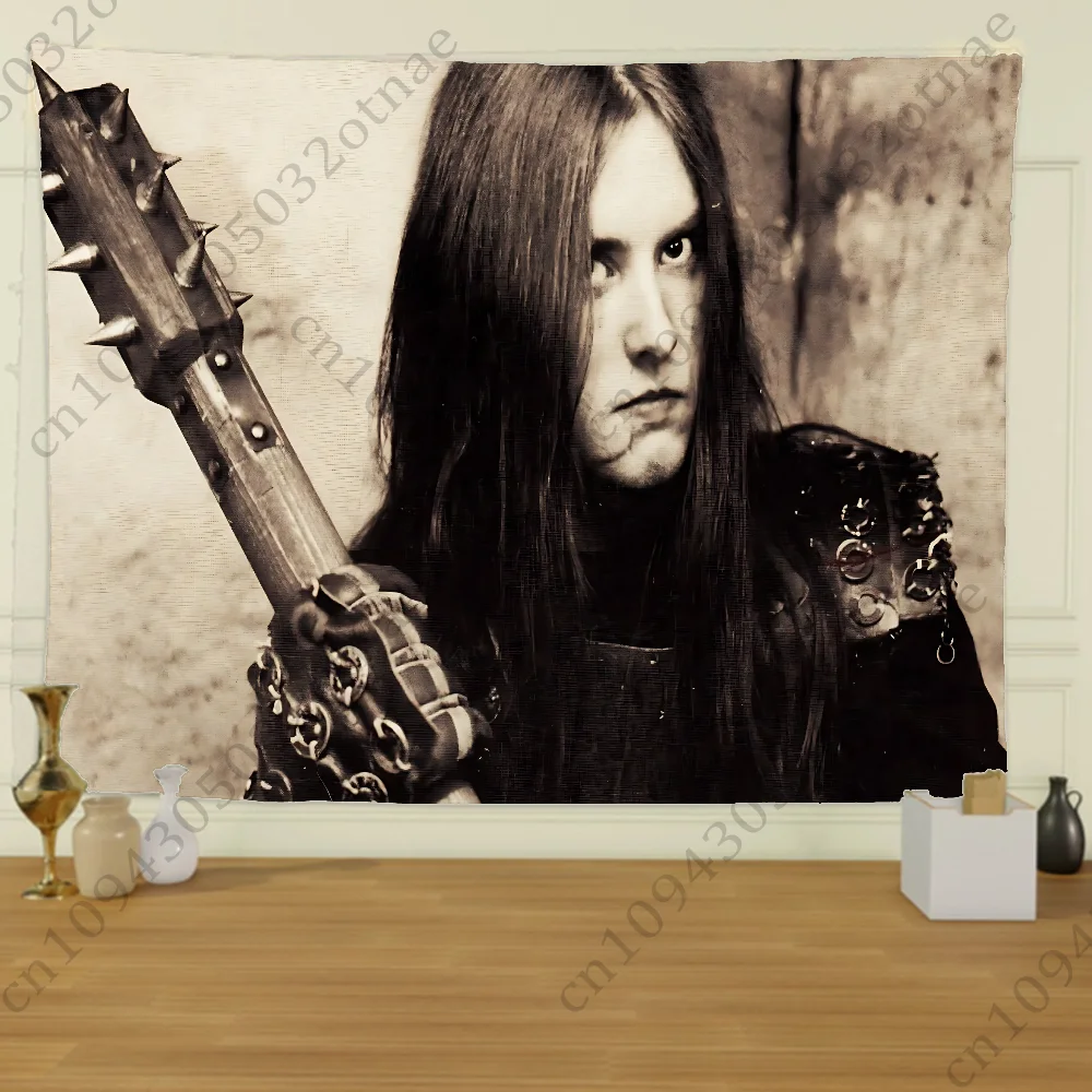 Filosofem B-Burzum Rock Band Tapestry Creative Pattern Photo Living Room Wall Art Tapestry Decor Party Outdoor Decorate Banners