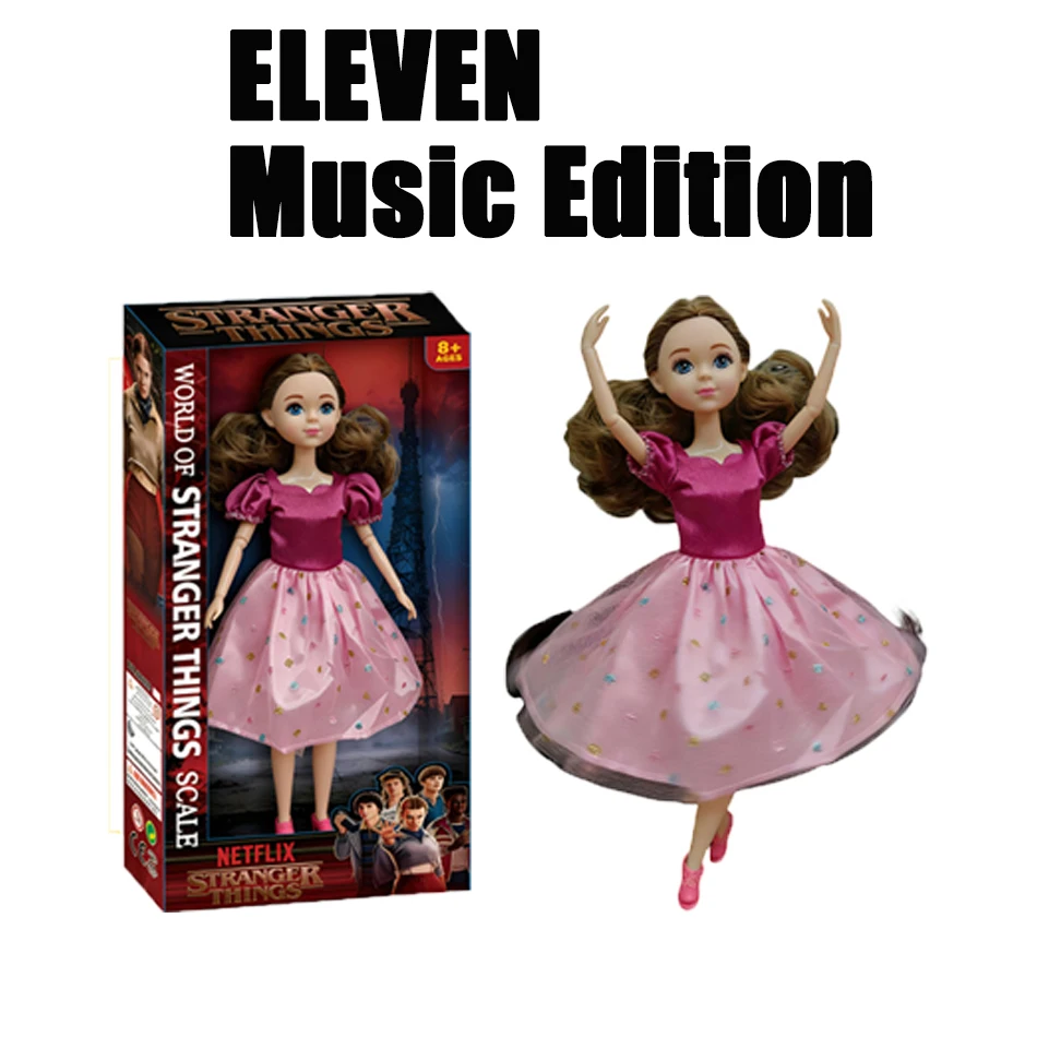 Kolekcja lalek z serialu Stranger Things - Edycja Muzyczna i Klasyczne Stroje - Zestaw Prezentowy dla Fanów