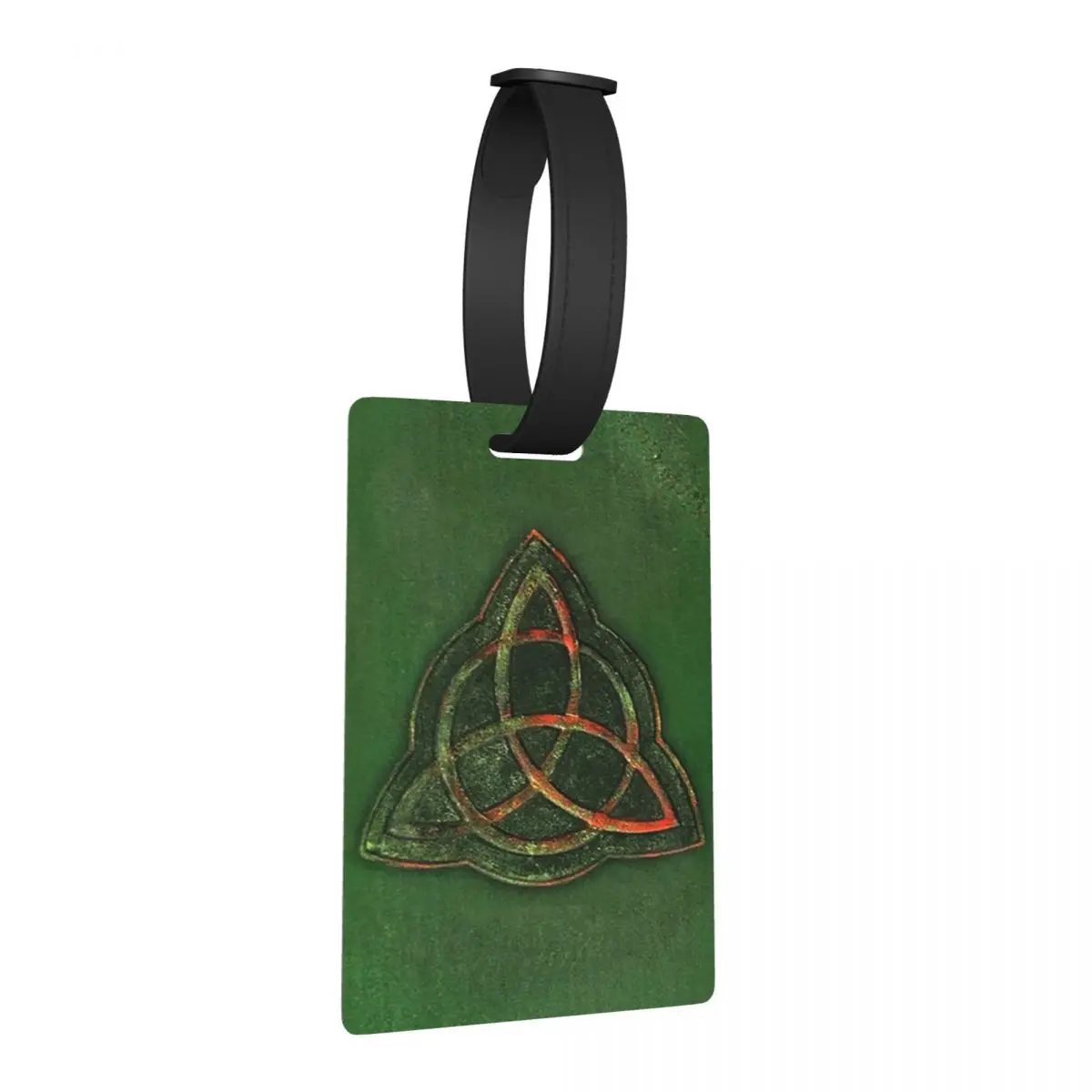 

Book Of Shadows - Charmed Triquetra Design Luggage Tags Suitcase Portable Baggage Boarding Tag Label Holder ID Name Address