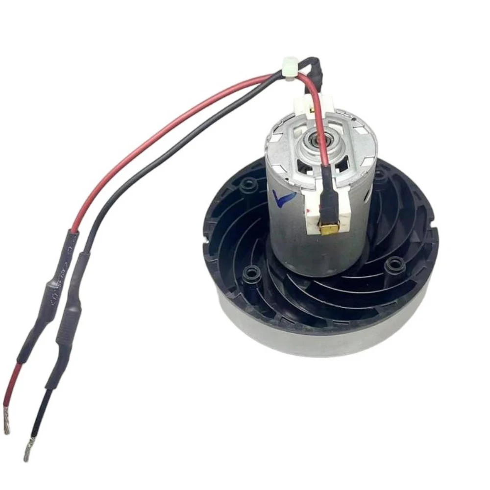 Vacuum Cleaner Fan Motor DC21.6V Front and Rear Ball Bearing Built-in Heat Dissipation Blade Fan Motor 150W Strong Suction Motor