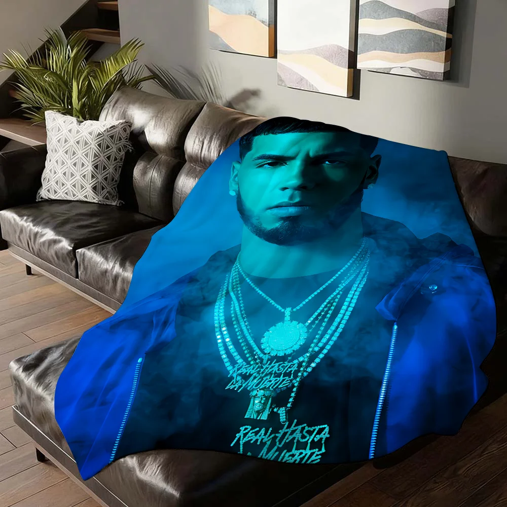 Singer Anuel AA Blanket Soft Warm And Thick Perfect For Bedroom Living Room Bed Sofa Camping Picnic Office Gift