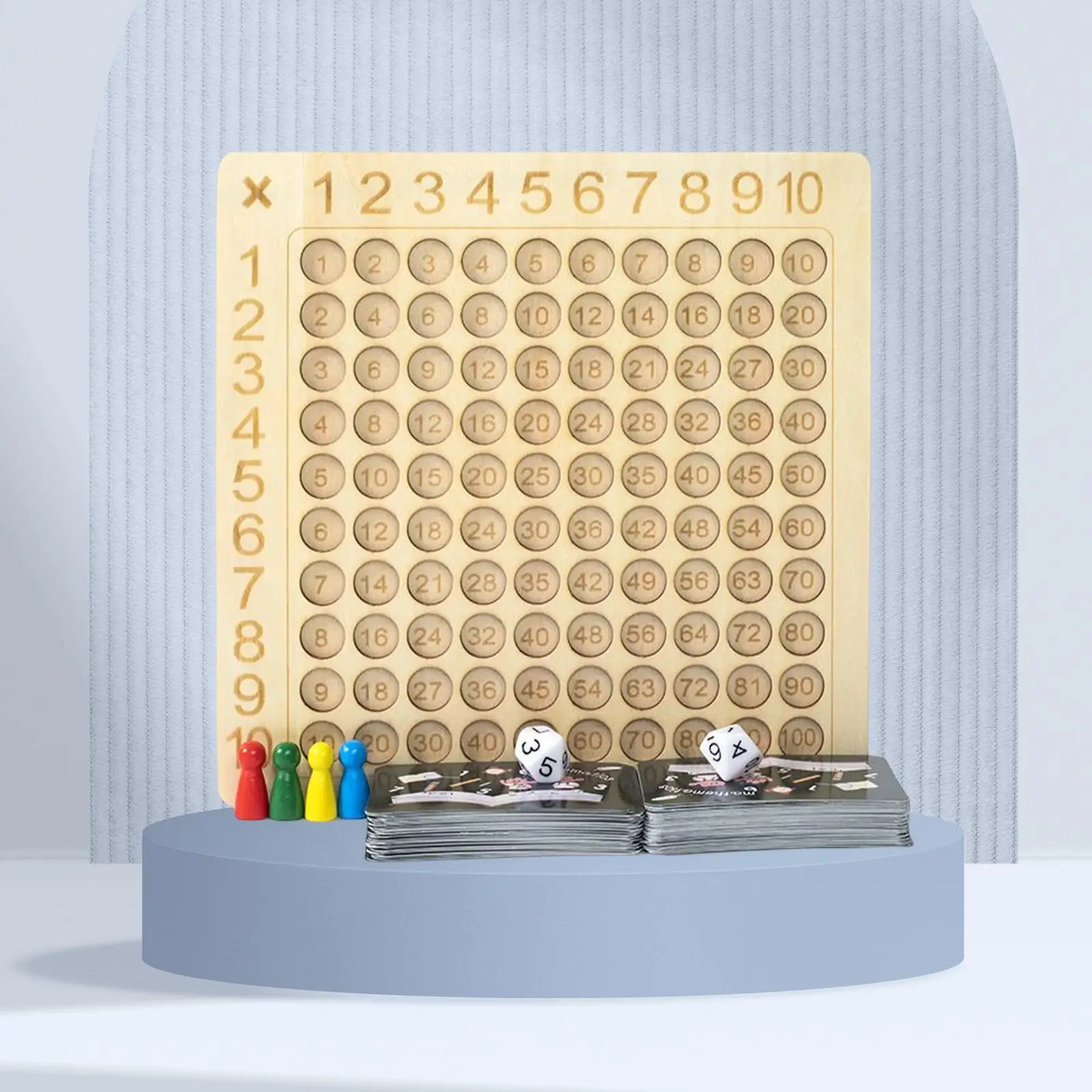 99-tafel van vermenigvuldiging Wiskundespeelgoed Leren speelgoed Voorschoolse puzzel voor peuters