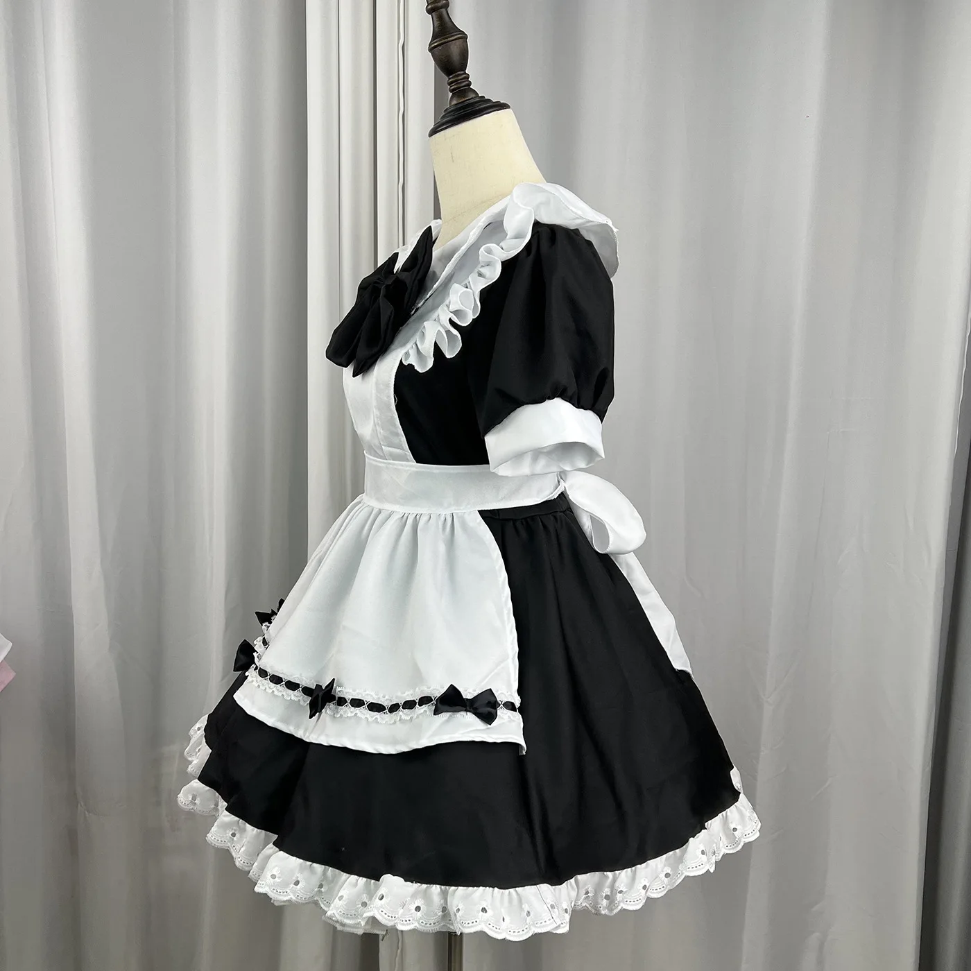 Cosplayer Lolita Sexy fur s for Women, Black White Maid Outfit, Servant Cosplay Costumes, Tablier fur s, Halloween Party