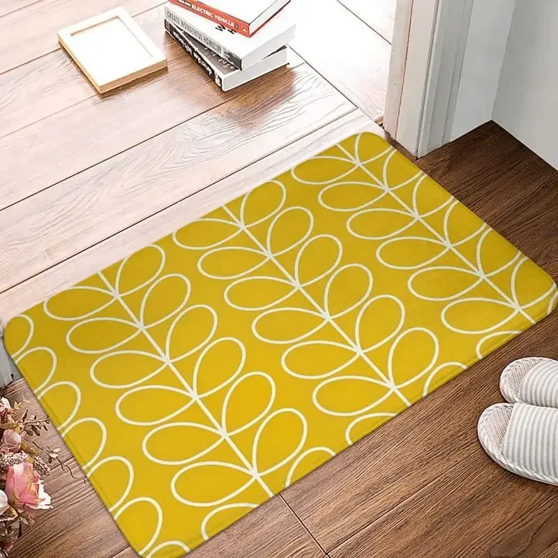 Multistem Orla Kiely Front Floor Door Entrance Mat Mid Century Scandinavian Flower Living Room Doormat Bedroom Carpet Rug