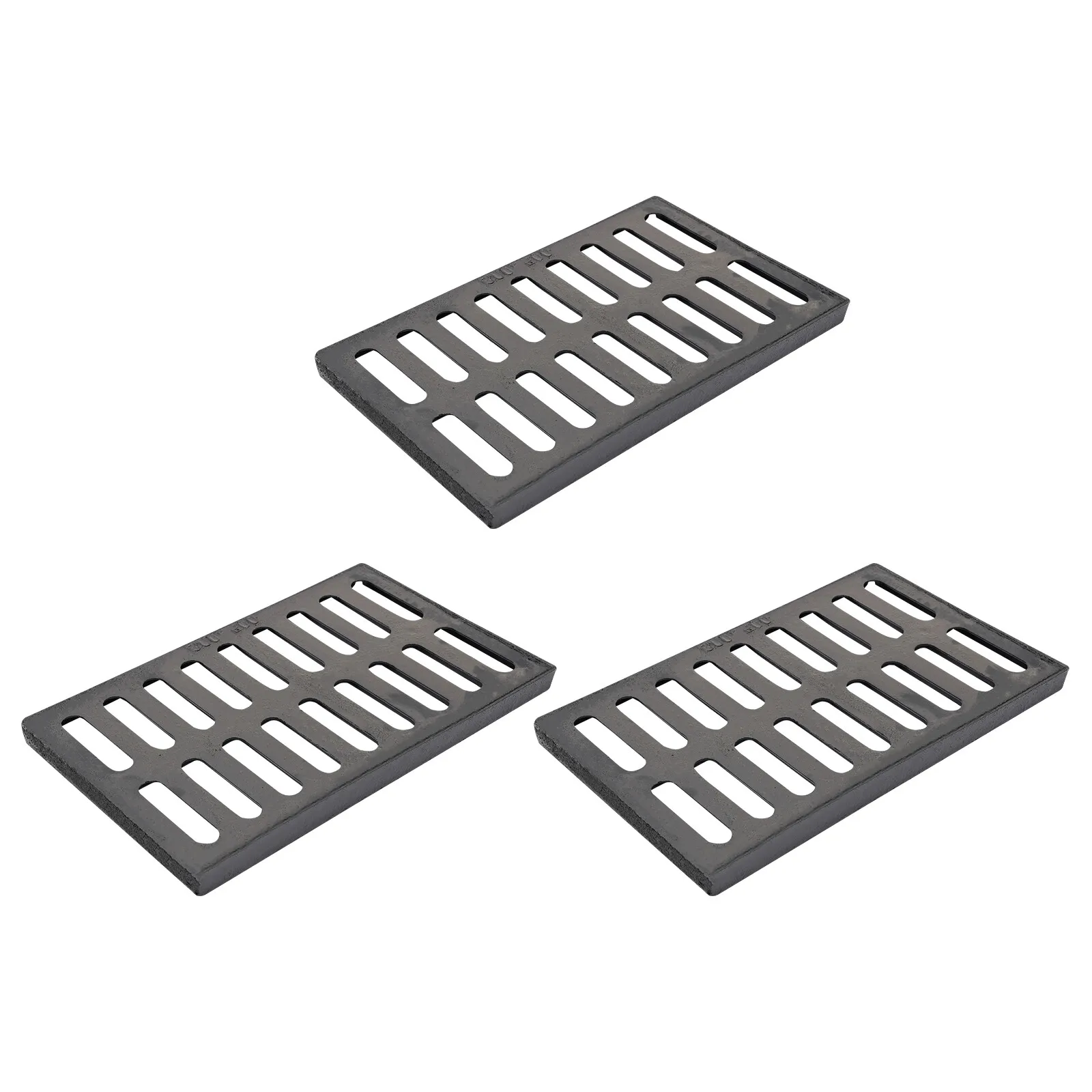 تصريف أرضي متين، حديد زهر مجاري، مضاد للتآكل، سعة 110211 رطلاً، منع التسرب، سهل التركيب