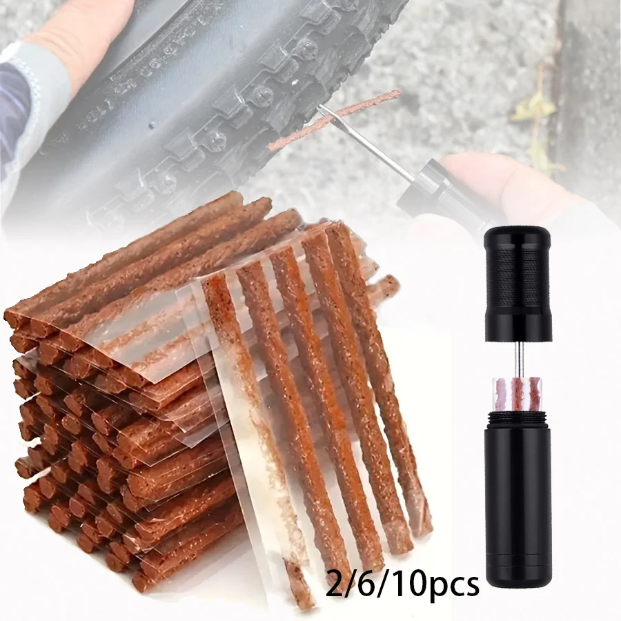 

2/6/10 шт., комплект для ремонта велосипедных шин без шин, подходит для фиксации шин дорожного горного велосипеда, прокола или плоского, включая инструмент