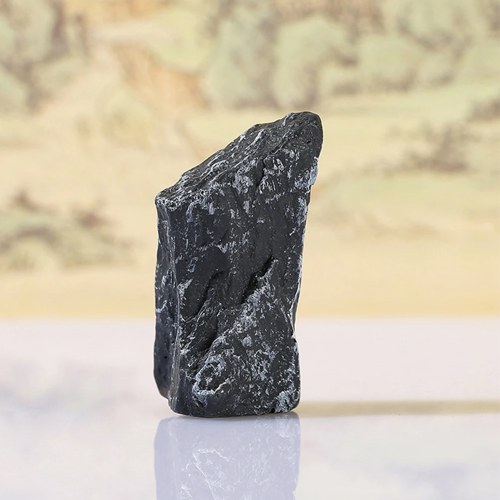 4 Pcs Simulated Rockery Ornaments Fake Stone Home Stones Decor Glass Garden Mini Artificial Delicate Synthetic Resin