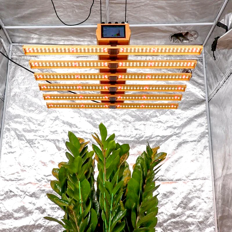 2025Newest LED Grow Light Bar LM301H EVO 500W Smart 4 Channels Dimmable Timing Growing Lamp For Indoor Plant Flower Greenhouse