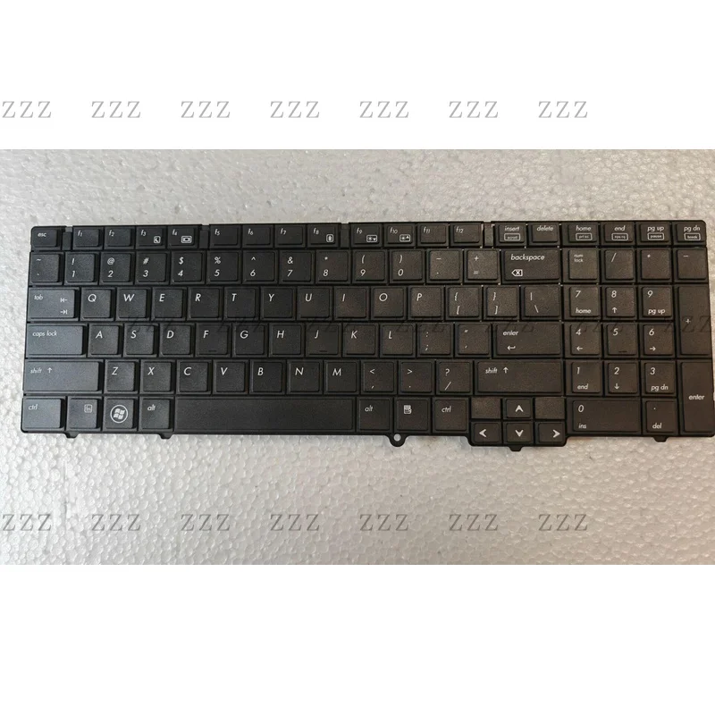 ZZ New Laptop Replacement US Keyboard For HP 6540B 6550B 6555B 609877-001 NO POINT