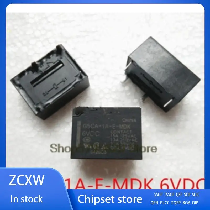 5Pcs/Lot  New   G5CA-1A-E-MDK-6VDC  G5CA-1A-E-12VDC  G5CA-1A-E-24VDC 6VDC 12VDC 24VDC  10A 4PIN 