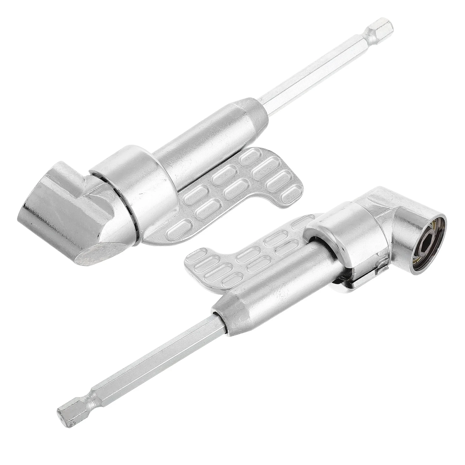 2 قطعة مرفق مثقاب الزاوية اليمنى أداة مفك براغي مرنة للمساحات الضيقة تصميم مدمج متين حامل تمديد المقبس