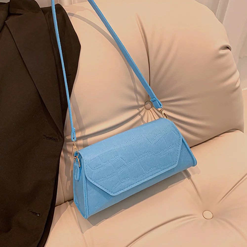 Bolsos de hombro con patrón de cocodrilo para mujer, bolso de mano con asa pequeña, bolso de mano femenino de lujo con monedero