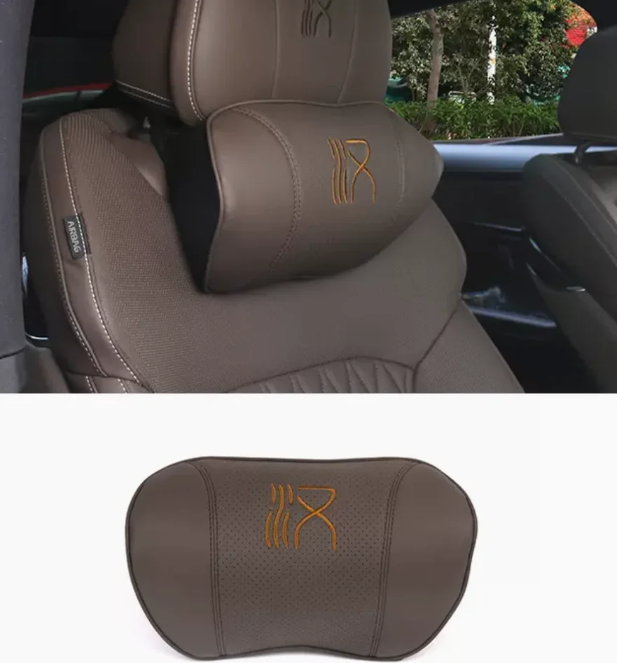 For BYD Han Ev DM 2020 2022 2023 Car Interior Accessories Artificial Leather Air-Conditioning Quil Detachable Throw Pillow