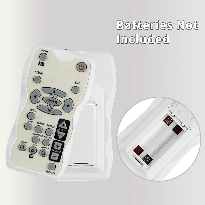 YT-120 For Casio Remote Control Replacement, For Casio Projectors XJ-M140 XJ-M145 XJ-M150 XJ-M155 XJ-M240 XJ-M245 XJ-M250