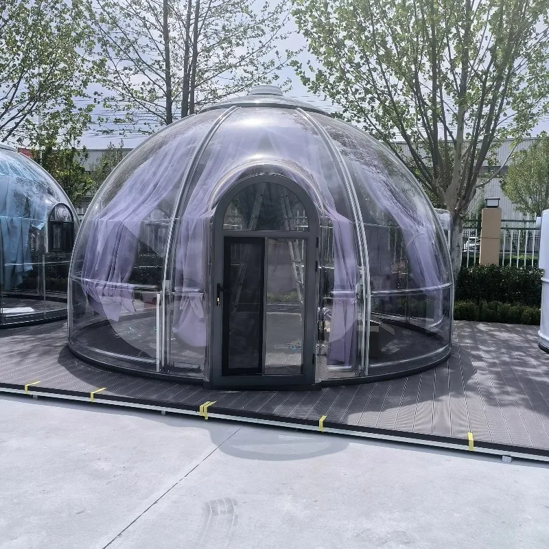 Factory Price Bubble Room Weather Resistant Prefab Transparent Starry Sky Room Igloo Bubble Tent Extreme Outdoors Bubble House