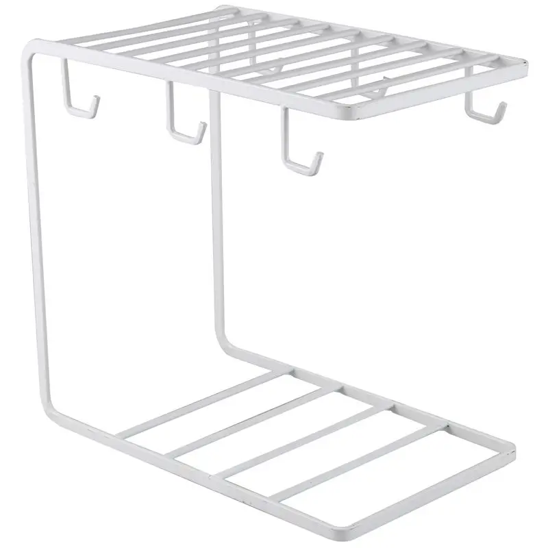 

Kitchen Supplies Multi-Functional Innovative Iron Stand Supporter Drying Rack Water Bottle Mug Holder Cup Rack Hanger