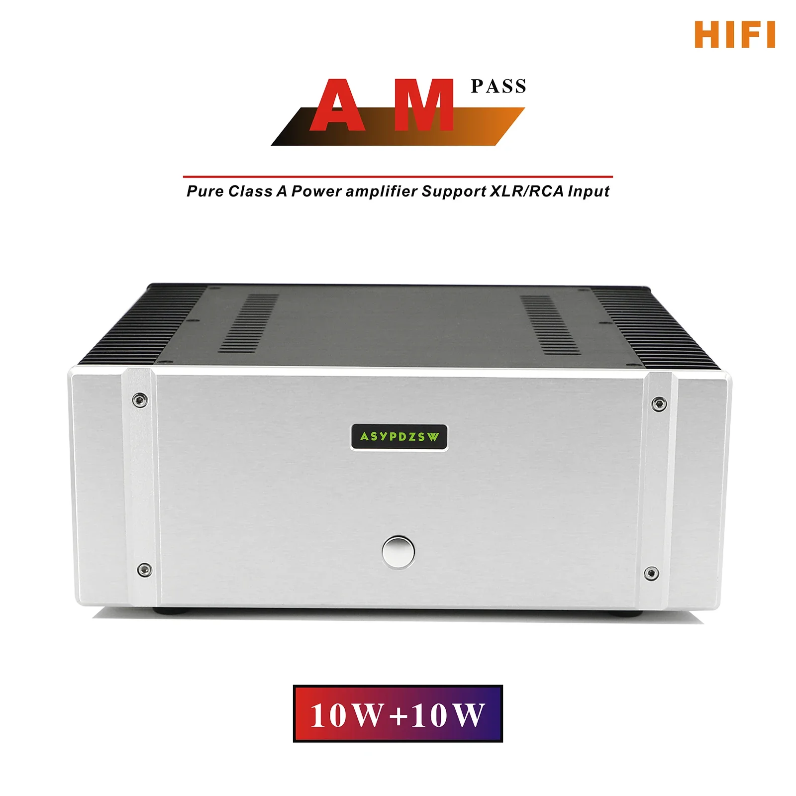 

HIFI PASS AM Pure Class A Power amplifier 10W+10W Support XLR/RCA Input
