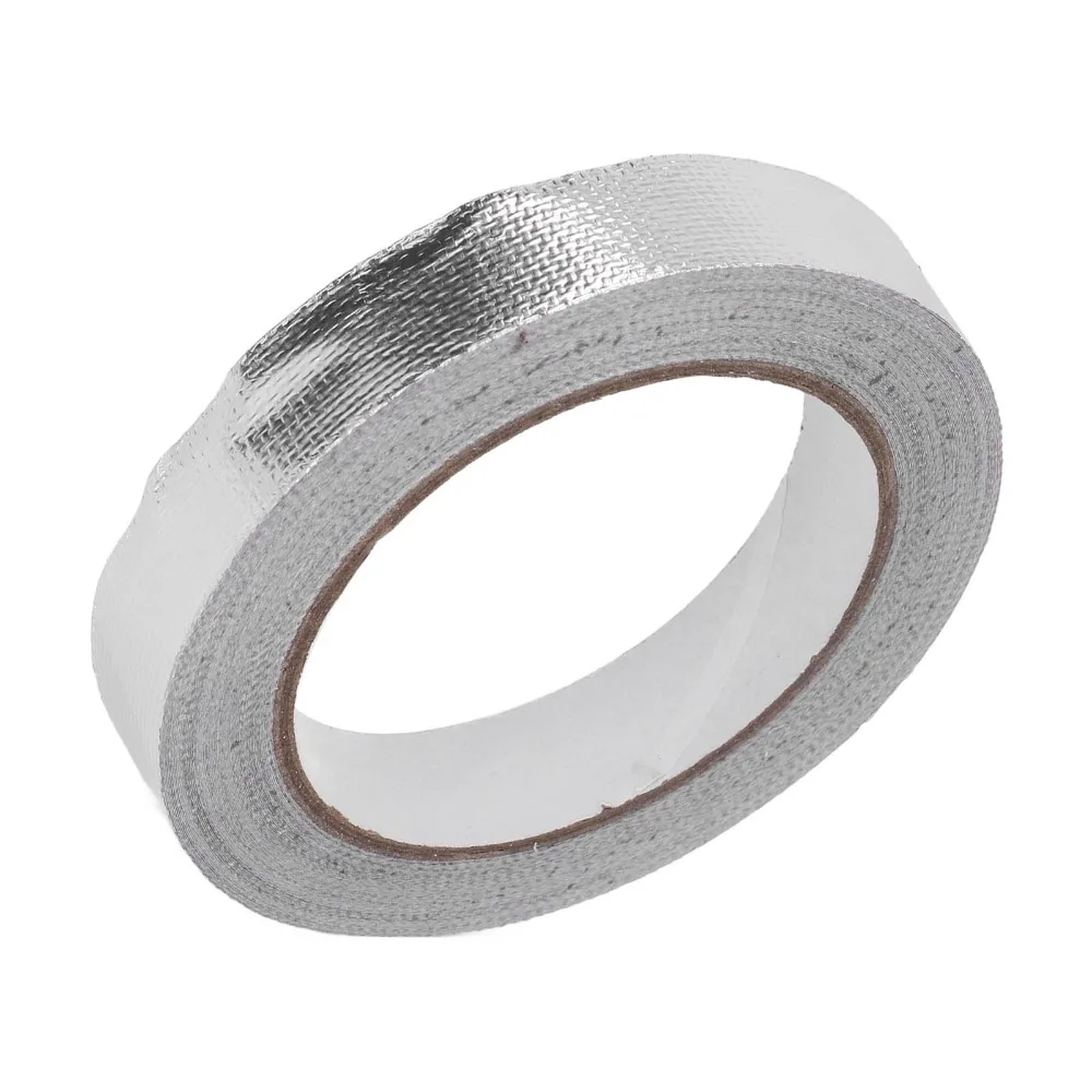 Durable 20meter Length 20mm Width Aluminum Foil Tape Silver Reflective Heat Resistant Tape HVAC Tape Metal Repair