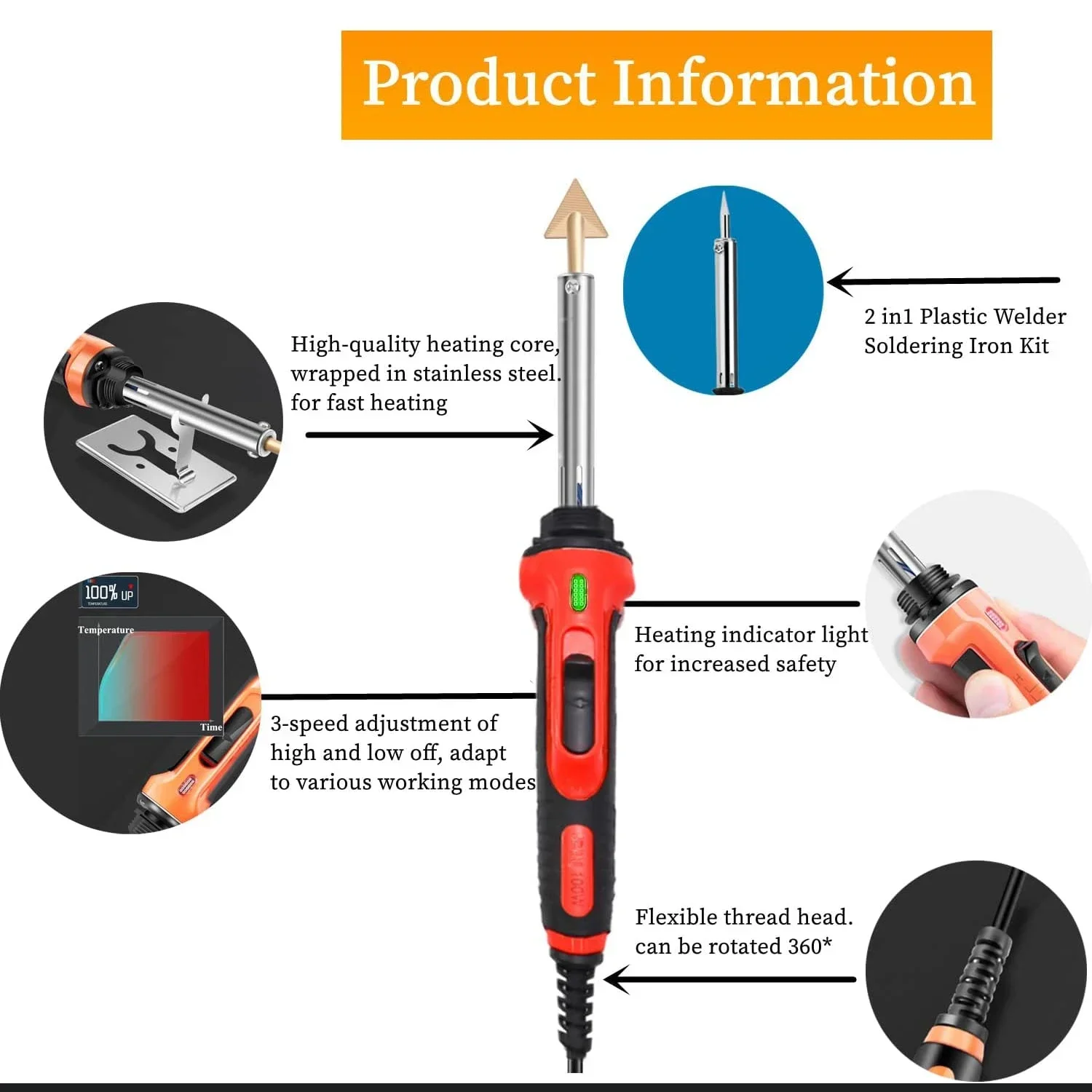 110 V 100 W/50 W paraurti auto riparazione saldatrice di plastica strumento di riparazione di saldatura portatile saldatore elettrodo rete di