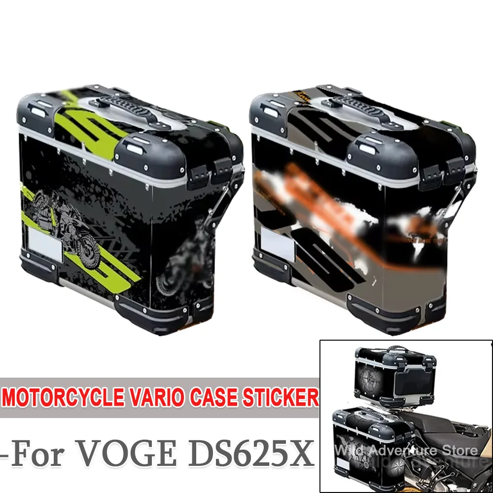 

Наклейки-защита для боковых кофров и багажных сумок мотоциклов VOGE DS625X, DSX625, DS625, 625DSX