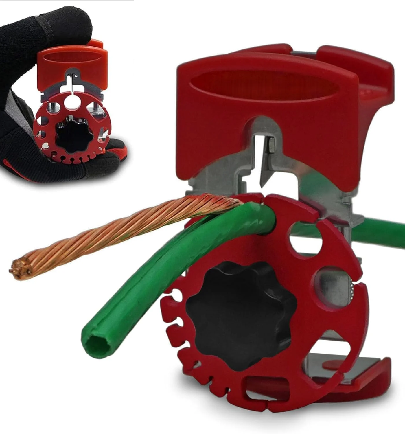 Wire Stripper Tool for Electrical Cables Adjustable Blade Depth for Precise Cutting Lightweight Cable Stripper for Home