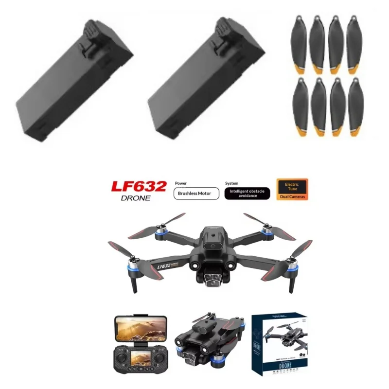 

LF632 Screen RC Drone battery 3.7V 1800MAH for LF632 RC Drone Accessories LF632 Screen Drone Battery Blades LF632 Dron Battery