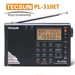 Tecsun PL310ET Radios Full Band Radio Digital Demodulator FM/AM/SW/MW/LW World Band Stereo Radio Digital Receiver