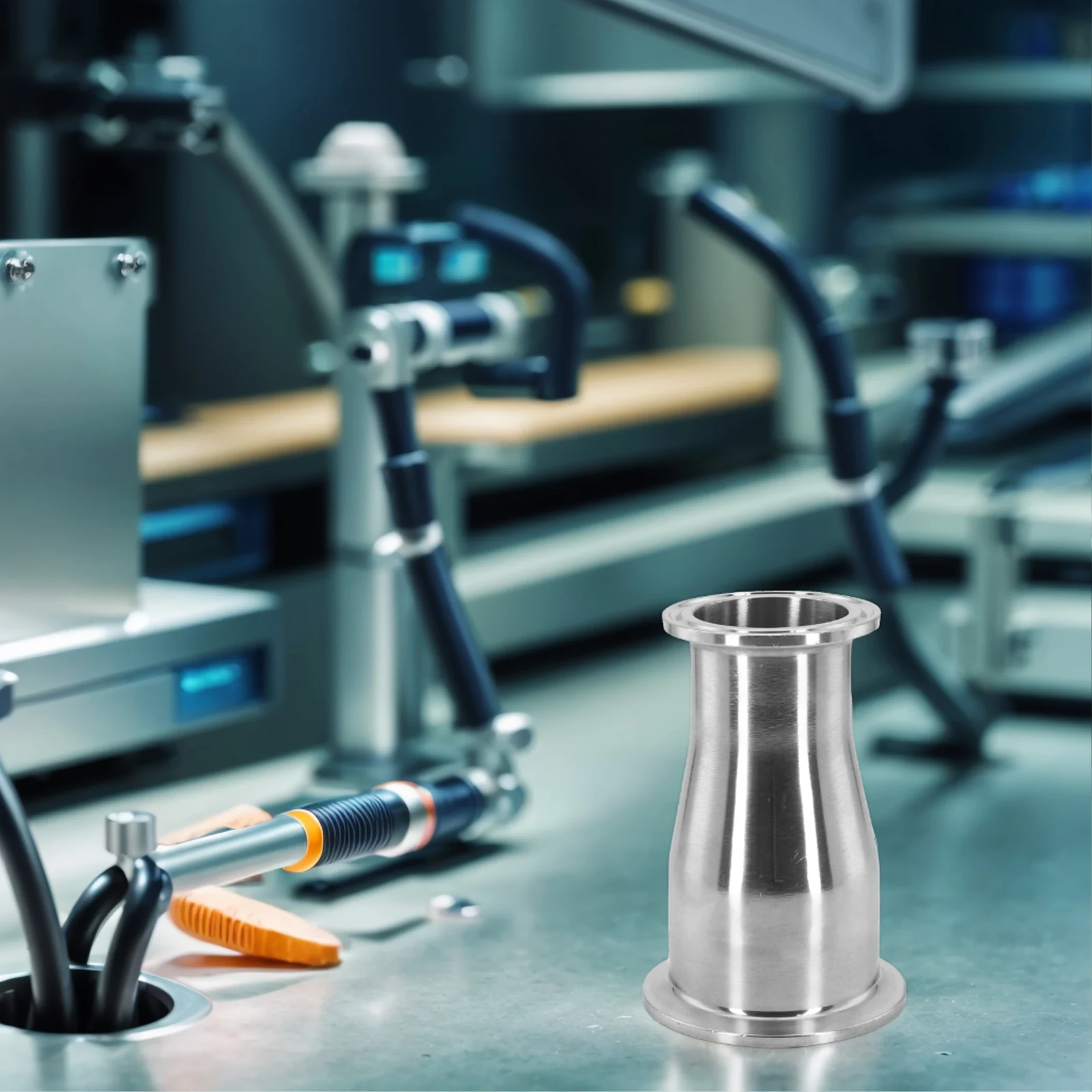 

Sanitary Plumbing Solution SS304 Concentric Reducer Fitting Connecting Different Diameter Pipes via Tri Clamp System