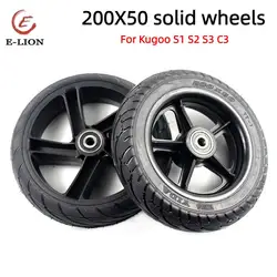 8 inch Scooter solid tyres 200x50 Wheel 10mm 12mm electric With wheel hub for Electric Scooter for Kugoo S1 S2 S3 C3