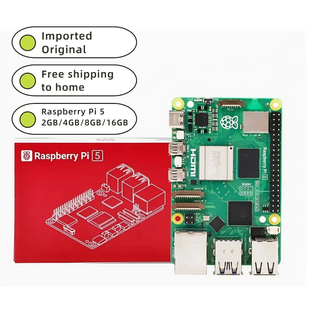 AvaCoreRaspberry Pi 5 2GB/4GB/8GB/16GB Raspberry Pi5 Raspberry Pi4B