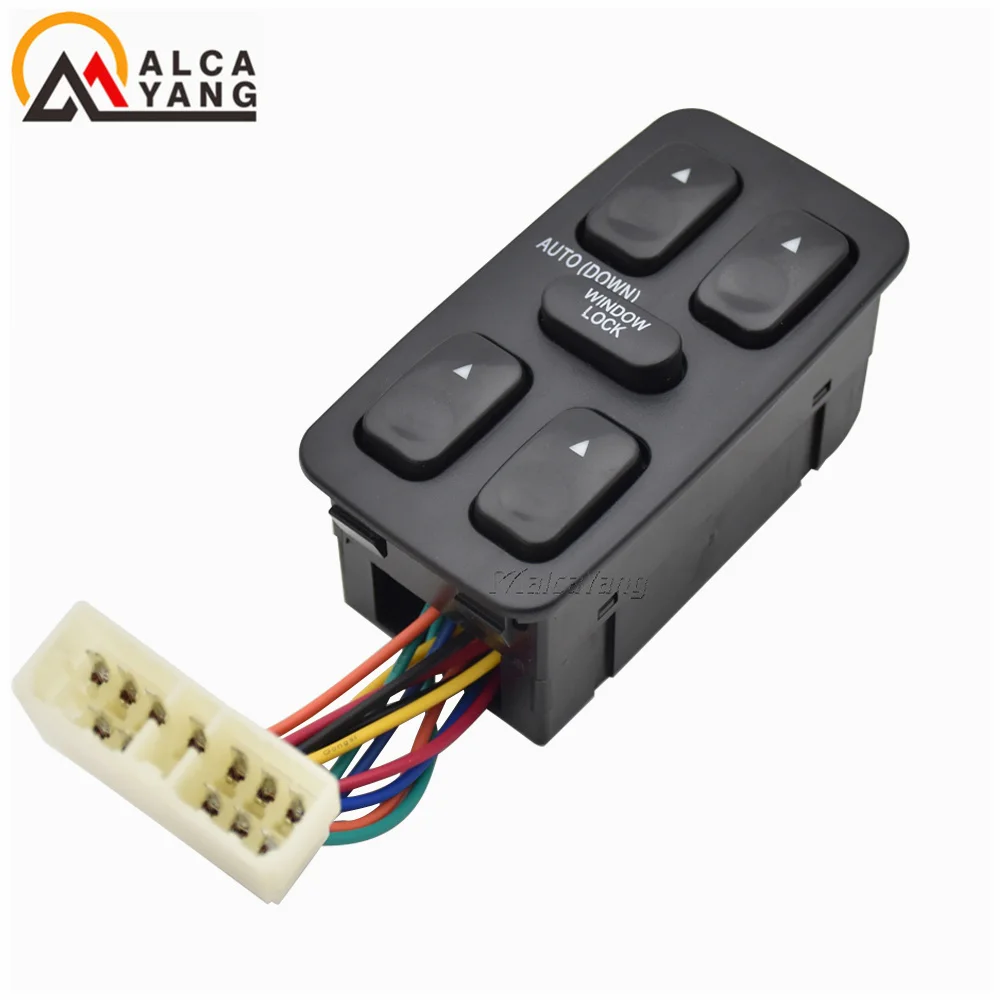 93570-28001 Front Left Driver Side Electric Power Master Window Switch for 1992 1993 1994 Hyundai Elantra Galloper