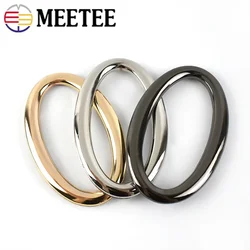 2/4/10pcs Oval Rings Metal Bag Handles Bags Eyelet Frame Kiss Clasp Clutch Handbag Hardware Accessories DIY Leather Crafts