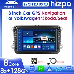 Radio Multimedia con GPS para coche, reproductor con Android 12, Carplay, 2 Din, 4G, para Volkswagen, Passat B6, VW, Golf 5, Transporter, Polo, Jetta, Skoda, Seat