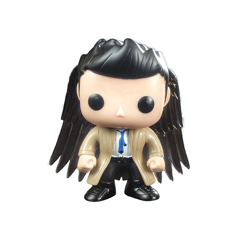 Funko Pop-figuras de acción sobrenaturales, Thriller mágico, serie de televisión Castiel, adorno de coche de escritorio, modelo de muñeca, regalo de Hobby para niños