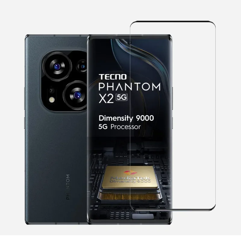 3D Curved Full Cover Tempered Glass For Tecno Phantom X Screen Protector protective film For Tecno Phantom X2 Pro Glass