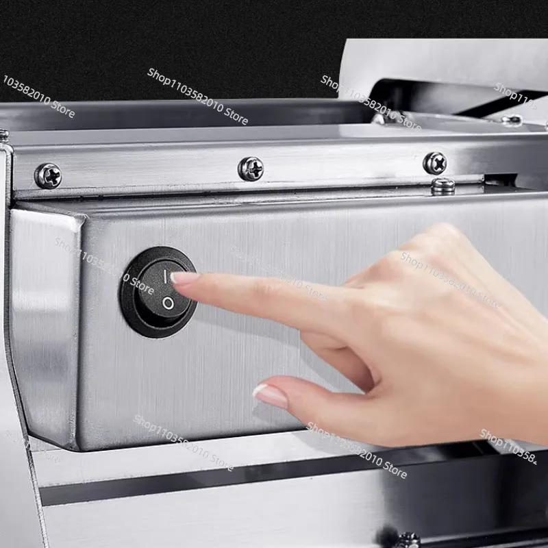 Commercial Electric Vegetable Slicer & Shredder, Stainless Steel Potato Radish Cutter for Kitchen 110V/220V