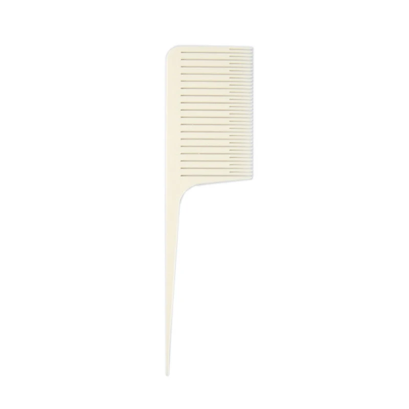 Plastic Tail Comb Fiber Teasing Combs Fine Tooth Hair Parting Combs 5 Colors Fiber Back Combs for Women Girls Hair Styling