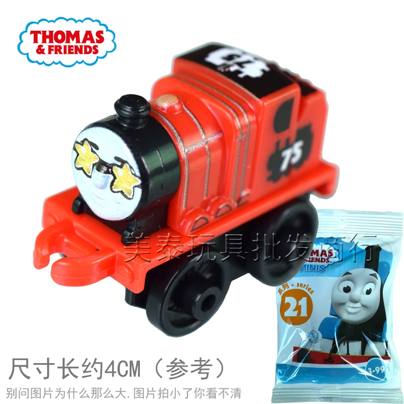 Original Thomas and Friends Minis Train Engines Plush Along Railway Train Dissel Rebecca James Kids Boys Toys for Children Gift