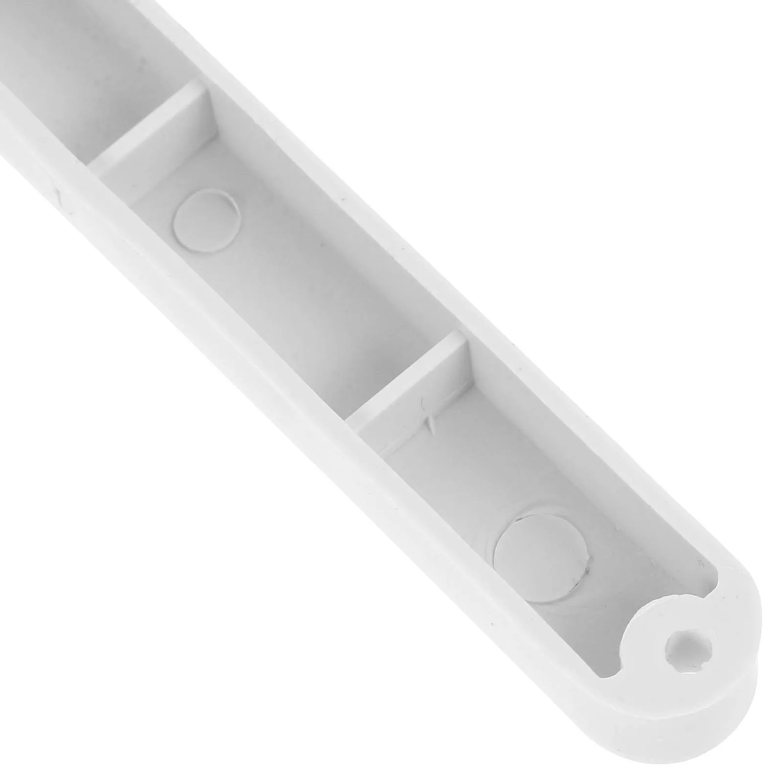 

2 Pcs Plastic Drawer Rails Slides Furniture Cabinet Two Section Tracks Table Replacement