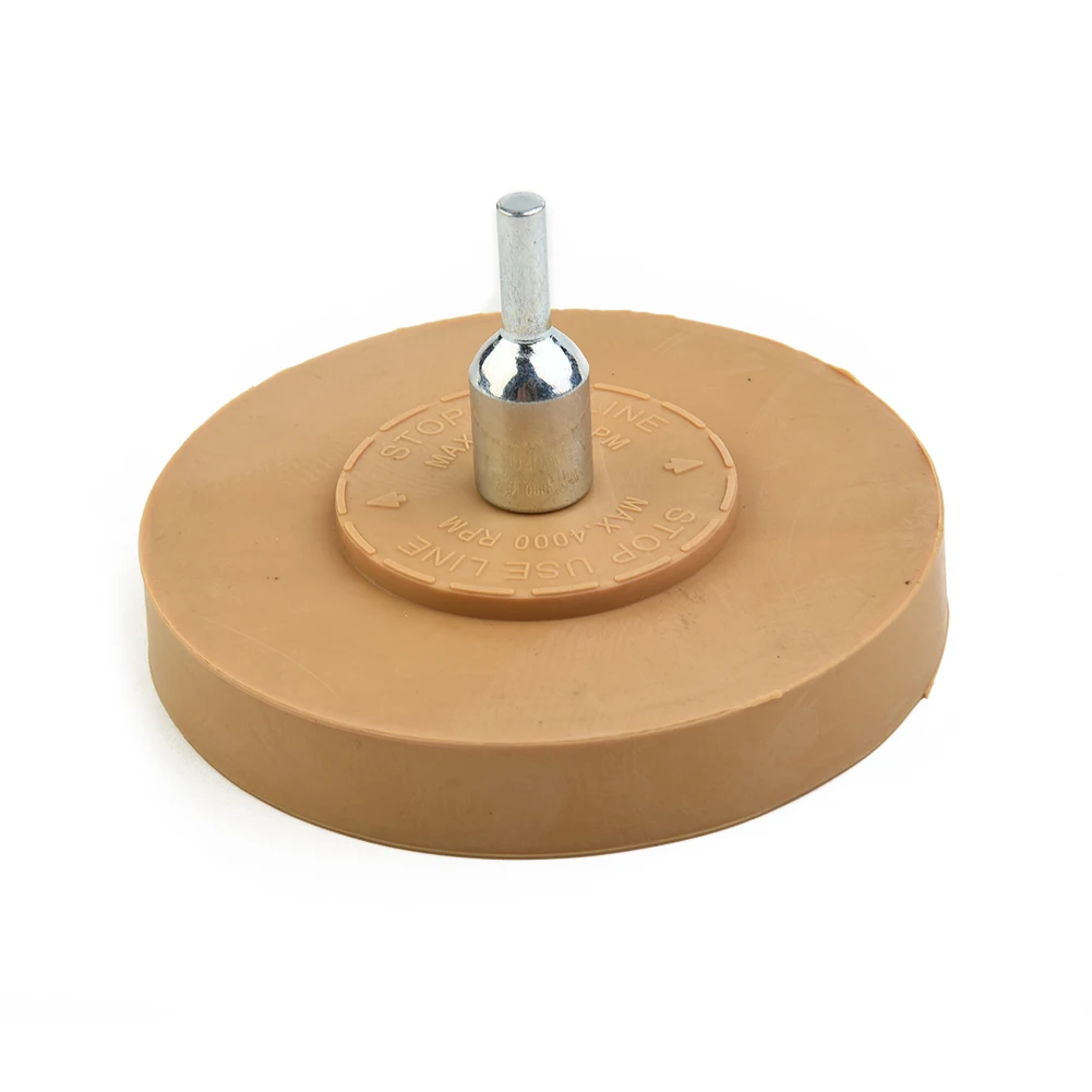 Sticker Remover Rubber Eraser Wheel 4\'\' For Double-sided Molding Tape For Graphic For Vinyl New High Quality