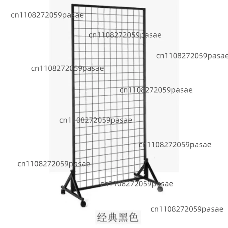 1PCS 60x100cm Easy Install Metal Grill Pegboard Rack Panel Shelf Organizer Goods Shelves with Floor Stands