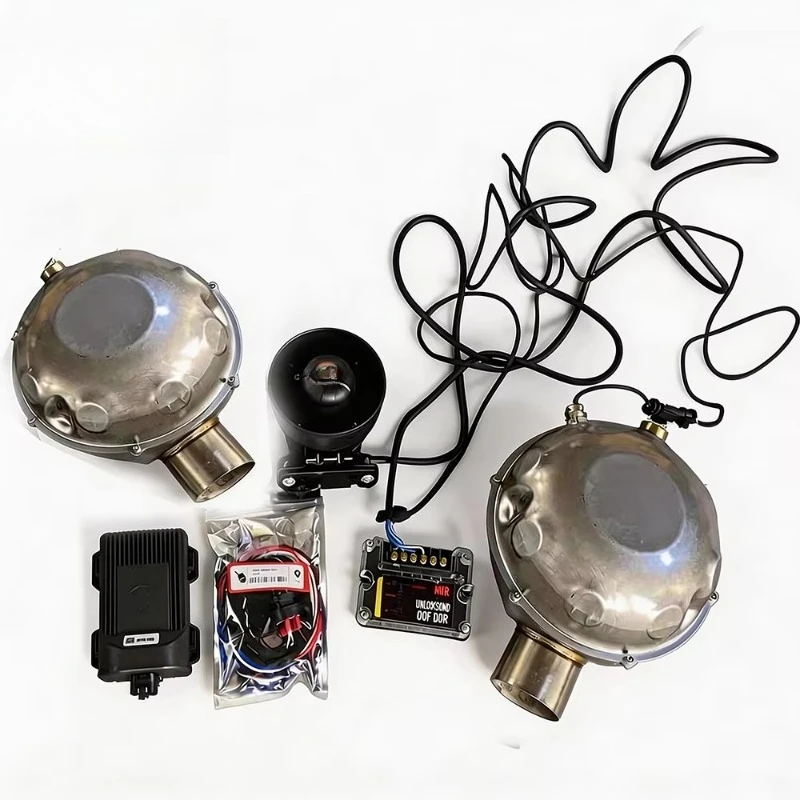 Performance Universal  Electronic Exhaust Sound Enhancer Pro Two Speakers with Echo by APP Volume Adjustment High Sound