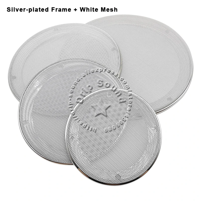 For 4"/5"/6.5"/8" Inch Ceiling Mountable Speaker Grill Cover High-grade Car Audio Decorative Circle Metal Mesh Protection 16B