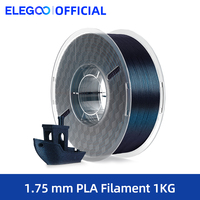 ELEGOO PLA Filament 1.75mm Galaxy Black 1KG, Shiny 3D Printer Filament Dimensional Accuracy +/- 0.02mm, 1kg Spool(2.2lbs) 3D Pri