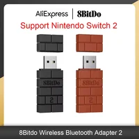 Adaptador RR USB inalámbrico Bluetooth 8Bitdo para interruptor Windows Mac Raspberry Pi Switch Lite NS OLED compatible con controlador PS3 PS4 PS5
