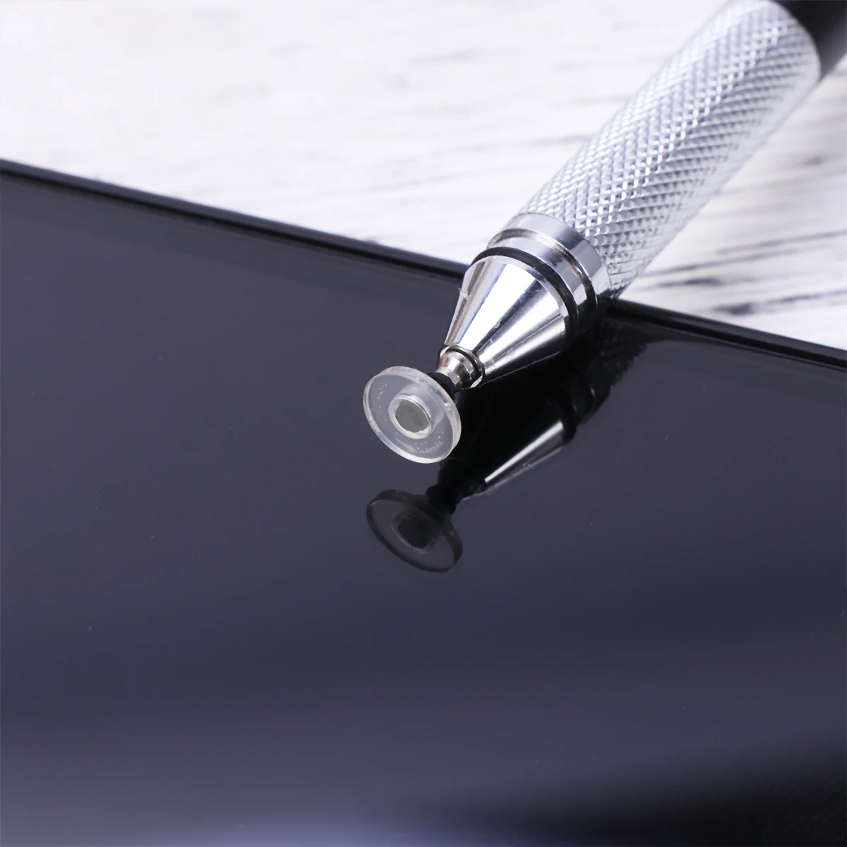 

Universal Stylus Pen Stylish Disc Stylus Touch Screen Pens Capacitive Painting Pen for Phones Tablets Laptops (Black)