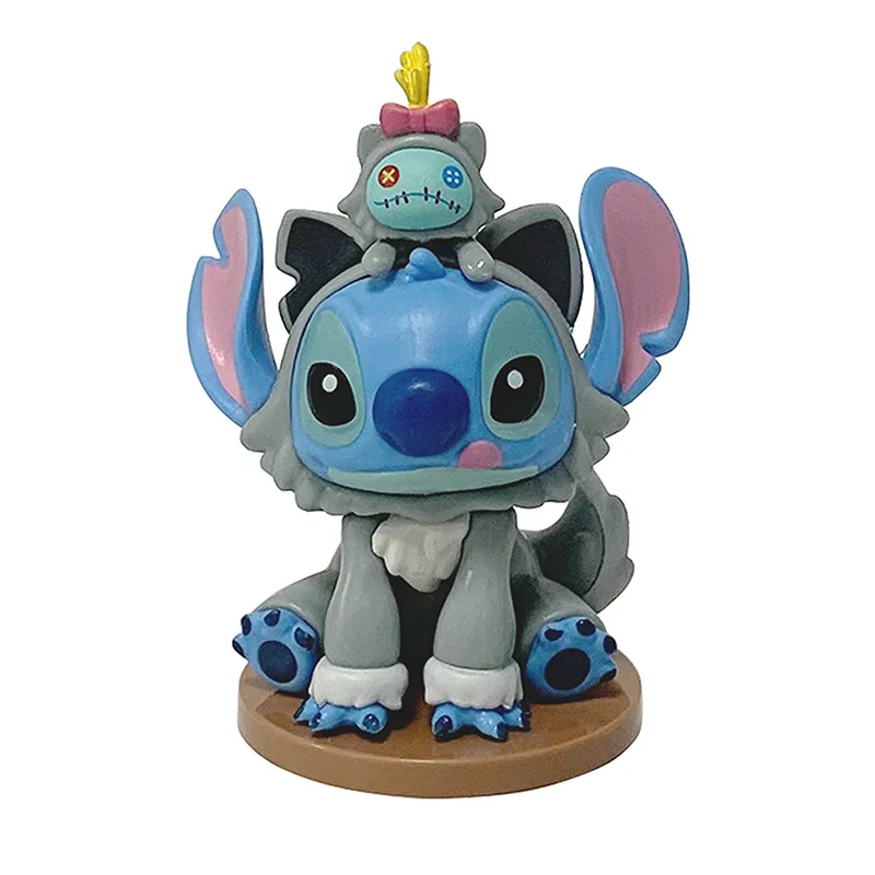Stitch Funny Diary Series 6pcs Blind Box Toy Action Figure Collectible Gift for Fans